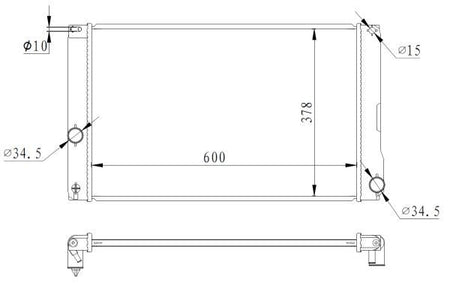 NRF 550008 Radiator, engine cooling - 5