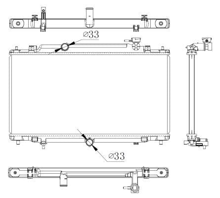 NRF 550012 Radiator, engine cooling - 5