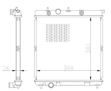 NRF 550016 Radiator, engine cooling - 5