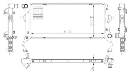 NRF 550034 Radiator, engine cooling - 5