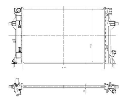 NRF 550035 Radiator, engine cooling - 2