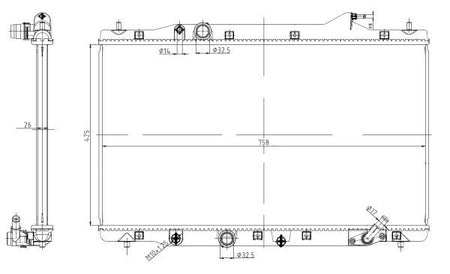 NRF 550040 Radiator, engine cooling - 5
