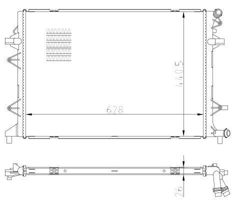 NRF 550089 Radiator, engine cooling - 5