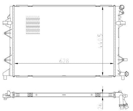 NRF 550089 Radiator, engine cooling - 5
