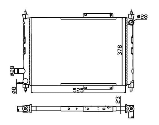 NRF 55326A Radiator, engine cooling - 5