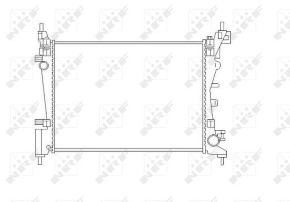 NRF 55340 Radiator, engine cooling - 4