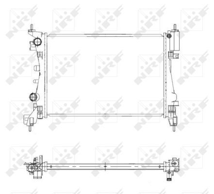 NRF 55341 Radiator, engine cooling - 4