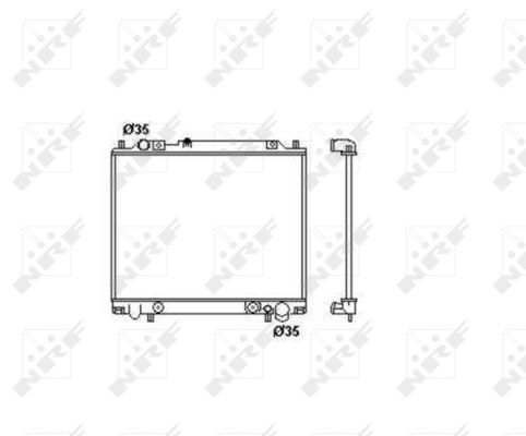 NRF 55344 Radiator, engine cooling - 5