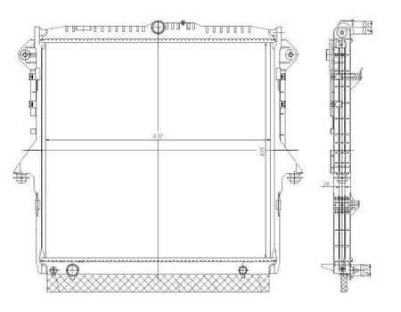 NRF 560001 Radiator, engine cooling - 5