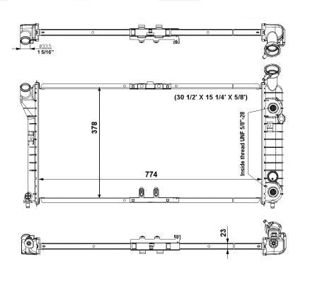NRF 56002 Radiator, engine cooling - 5