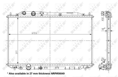 NRF 56050B Radiator, engine cooling - 5