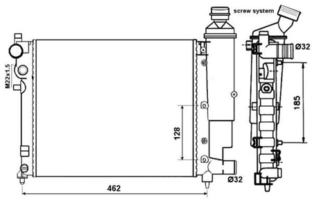 NRF 58067 Radiator, engine cooling - 5