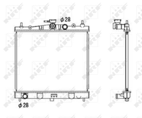 NRF 58187 Radiator, engine cooling - 4