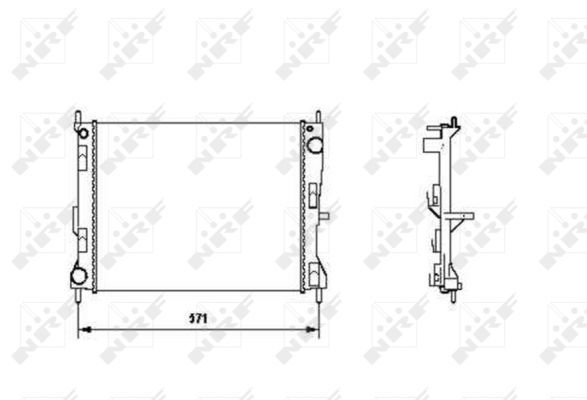 NRF 58188 Radiator, engine cooling - 4