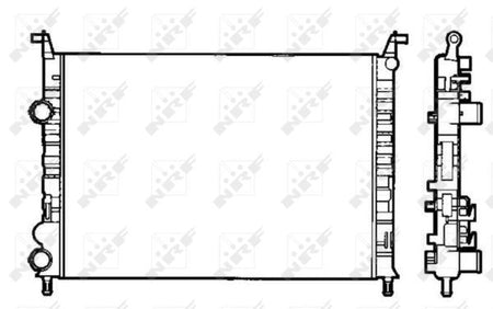 NRF 58195 Radiator, engine cooling - 5
