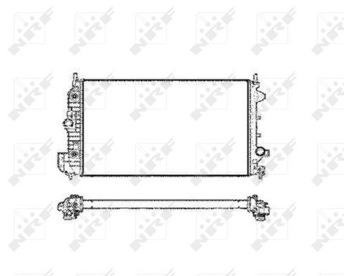 NRF 58205 Radiator, engine cooling - 5