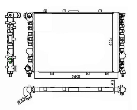 NRF 58215 Radiator, engine cooling - 5