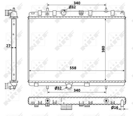 NRF 58226 Radiator, engine cooling - 5