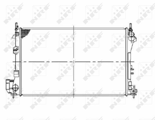 NRF 58293 Radiator, engine cooling - 4