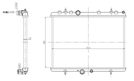 NRF 58312A Radiator, engine cooling - 6