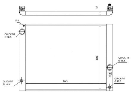 NRF 58320 Radiator, engine cooling - 5
