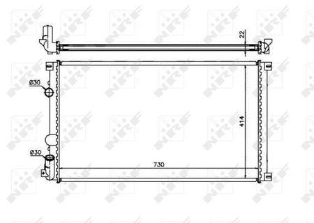NRF 58321 Radiator, engine cooling - 5