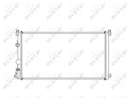 NRF 58322 Radiator, engine cooling - 6
