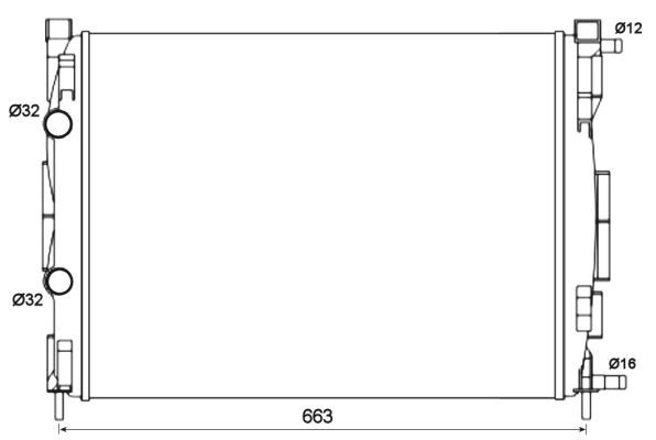NRF 58327 Radiator, engine cooling - 4