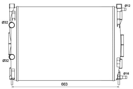 NRF 58327 Radiator, engine cooling - 4