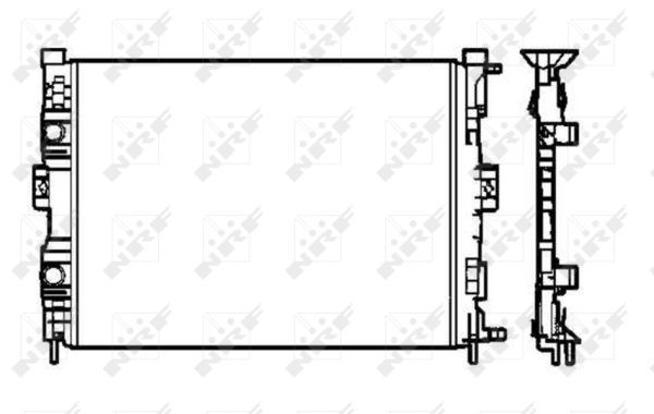 NRF 58328 Radiator, engine cooling - 4