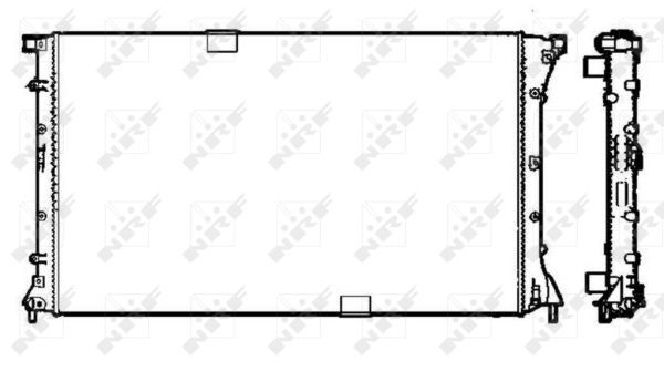 NRF 58331 Radiator, engine cooling - 5