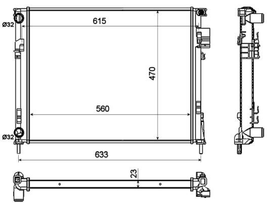 NRF 58333 Radiator, engine cooling - 5