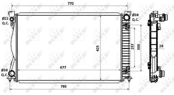 NRF 58360 Radiator, engine cooling - 4
