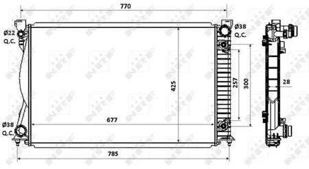 NRF 58360 Radiator, engine cooling - 4