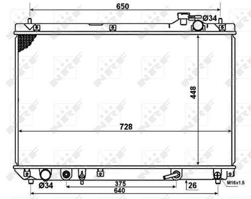 NRF 58378 Radiator, engine cooling - 5