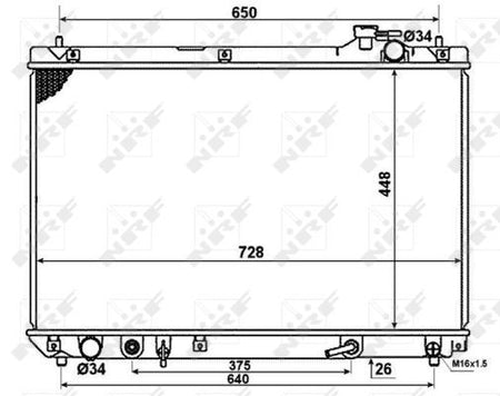 NRF 58378 Radiator, engine cooling - 5