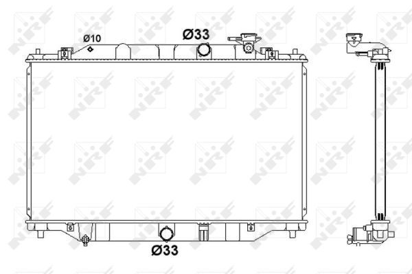 NRF 58416 Radiator, engine cooling - 5