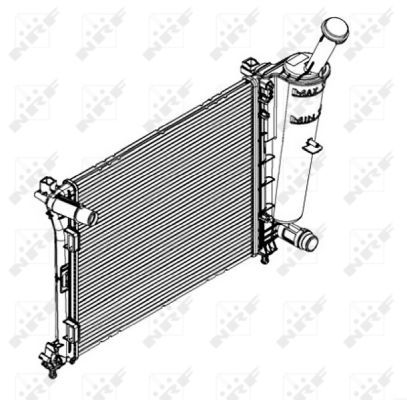 NRF 58429 Radiator, engine cooling - 5