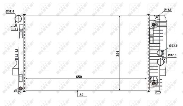 NRF 58440 Radiator, engine cooling - 4