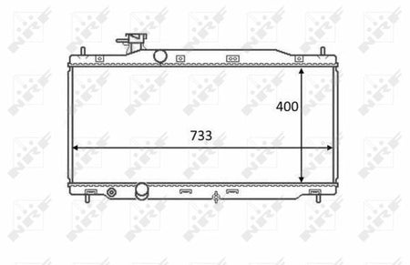 NRF 58458 Radiator, engine cooling - 5