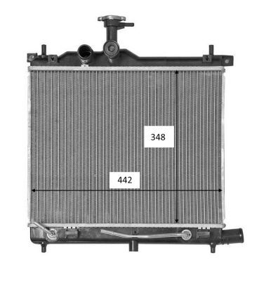 NRF 58460 Radiator, engine cooling - 1