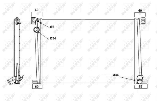 NRF 58472A Radiator, engine cooling - 4