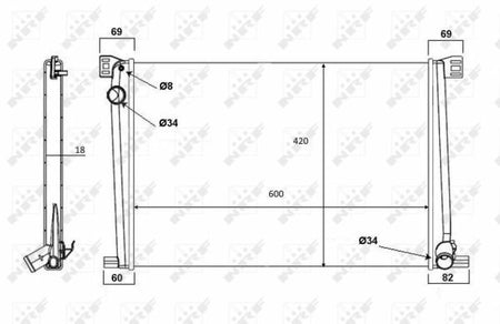 NRF 58472 Radiator, engine cooling - 4