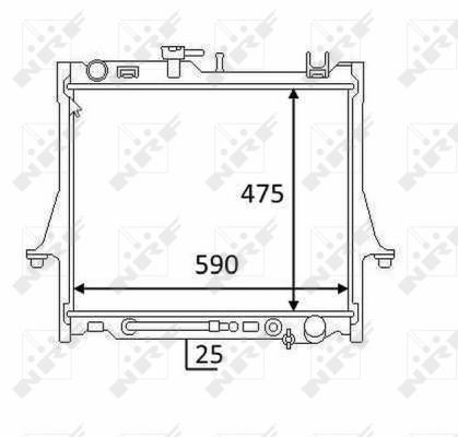 NRF 58480 Radiator, engine cooling - 5