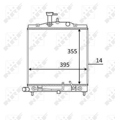 NRF 58531 Radiator, engine cooling - 1