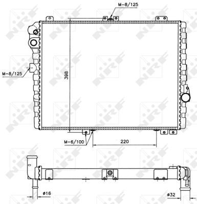 NRF 58579 Radiator, engine cooling - 5