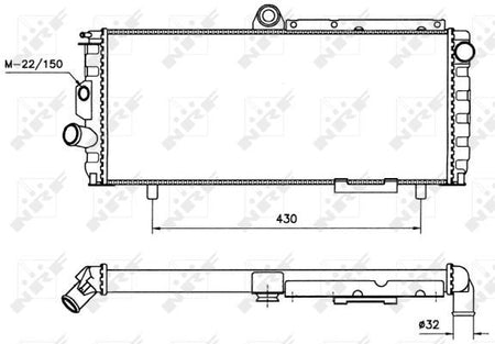 NRF 58701 Radiator, engine cooling - 5