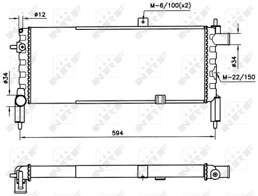 NRF 58759 Radiator, engine cooling - 4