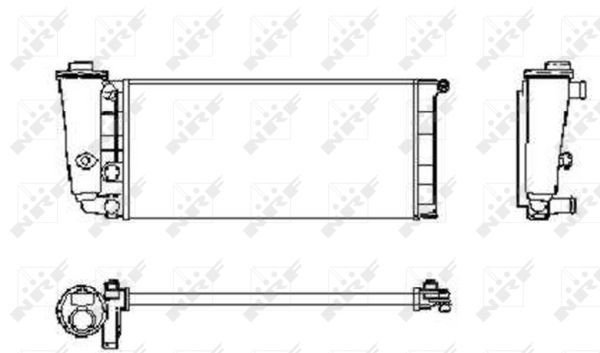 NRF 58781 Radiator, engine cooling - 4