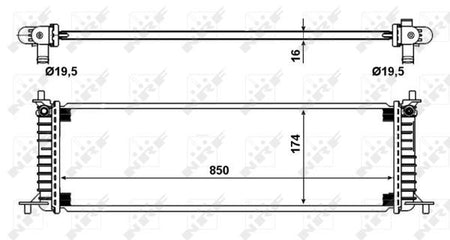 NRF 58790 Radiator, engine cooling - 5